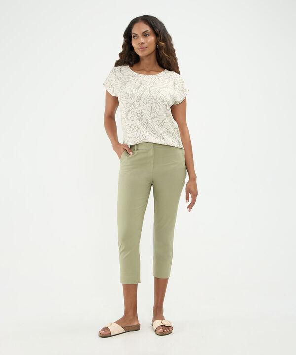 Pantalon Capri Para Mujer