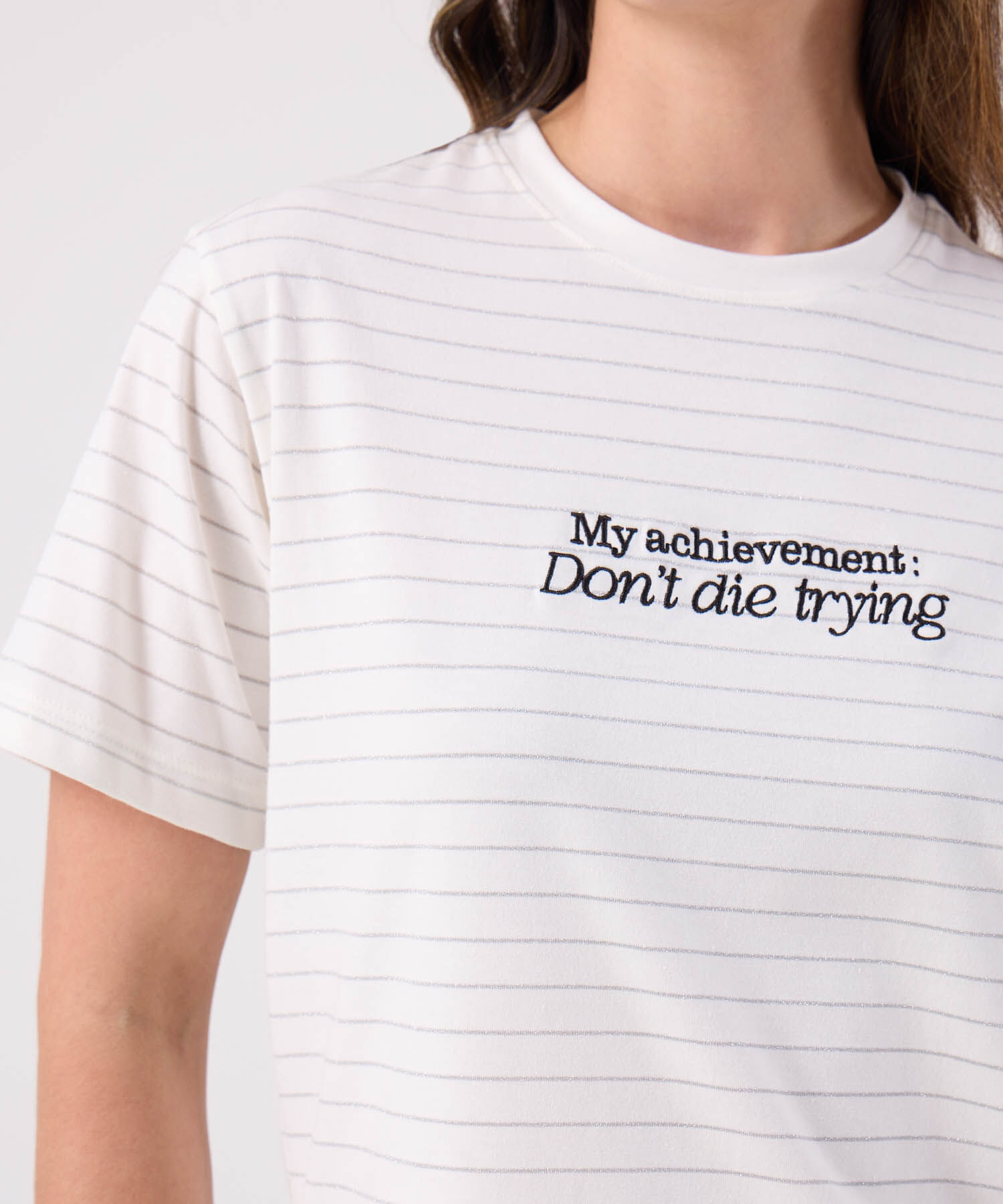 Camiseta Estampada Cuello Redondo 