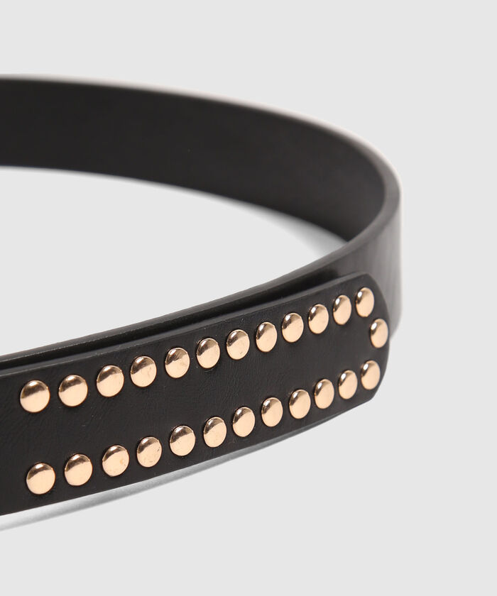 Cinturón Liso Con Detalle