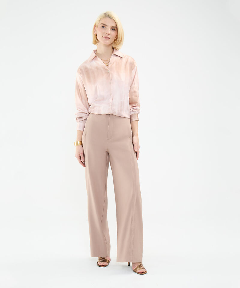 Blusa Satinada Estampada