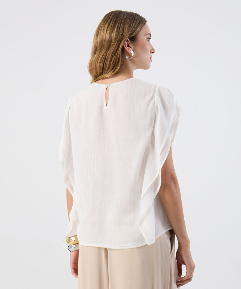 Blusa Para Mujer Dise&ntilde;o Estructurado Sin Manga