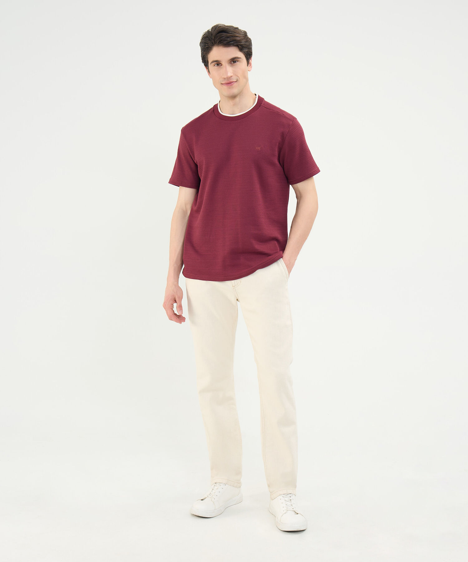 Pantalón Chino en Efecto Lino