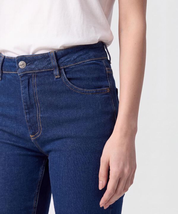 Jeans Skinny de Tiro Alto para Mujer