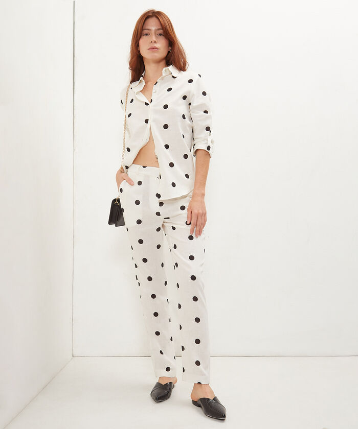 Pantalón Clásico Estampado