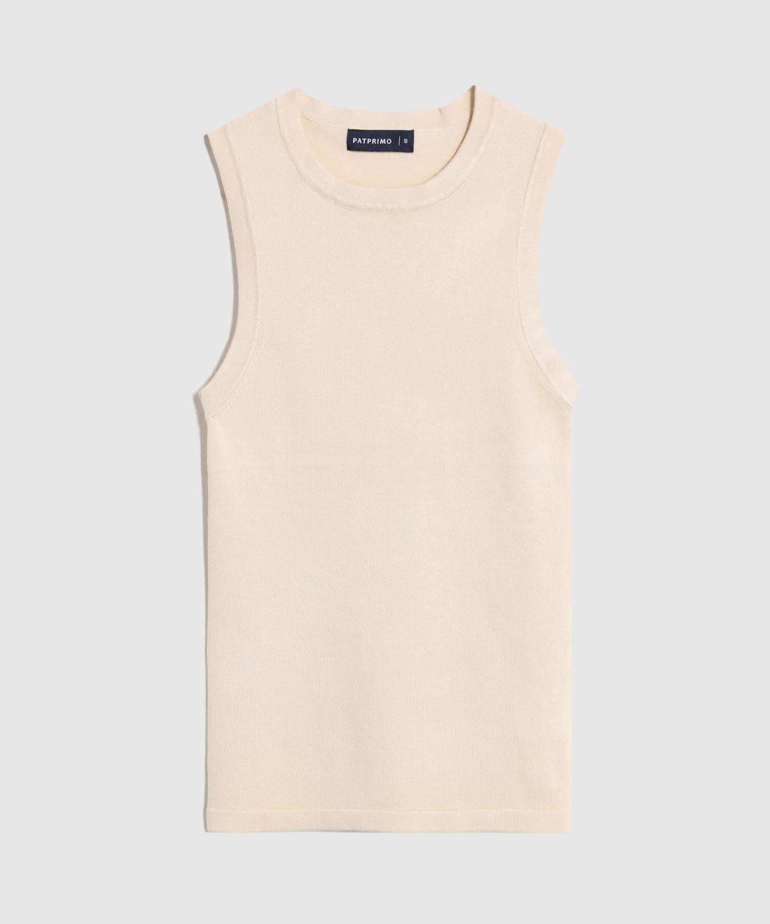 Camiseta de Punto Sin Mangas para Mujer