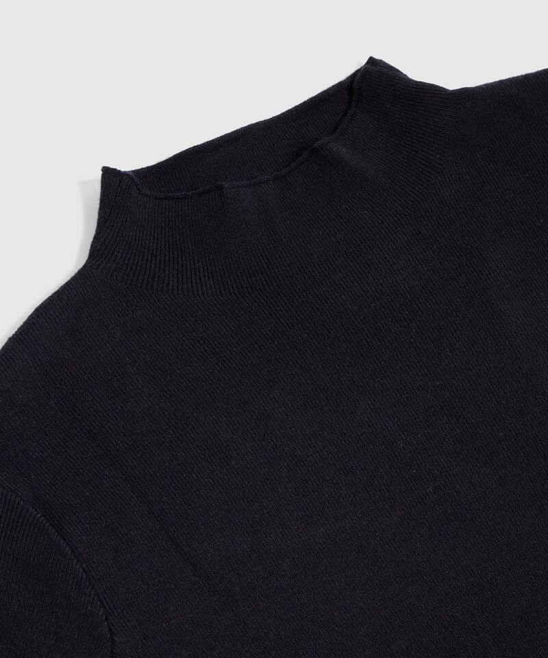 Saco Tejido Cuello Alto para Mujer