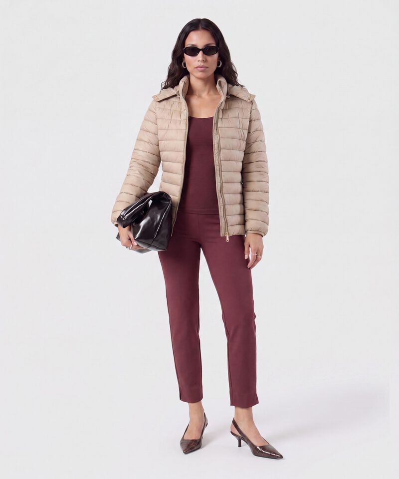 Pantal&oacute;n Slim De Tiro Alto Con Aberturas