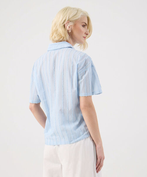 Camisa Manga Corta Bordada