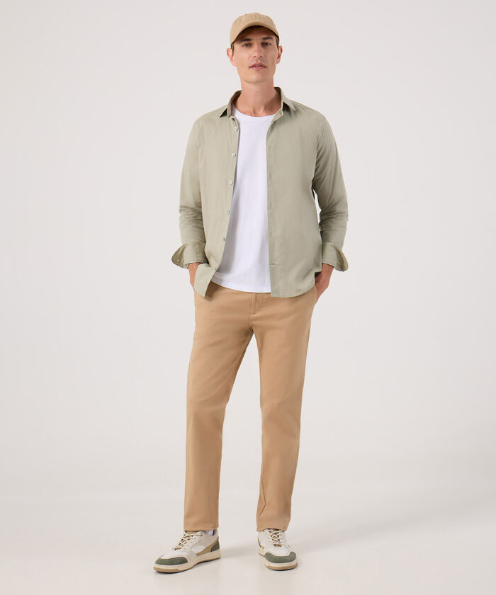 Camisa Corbatera Manga Larga