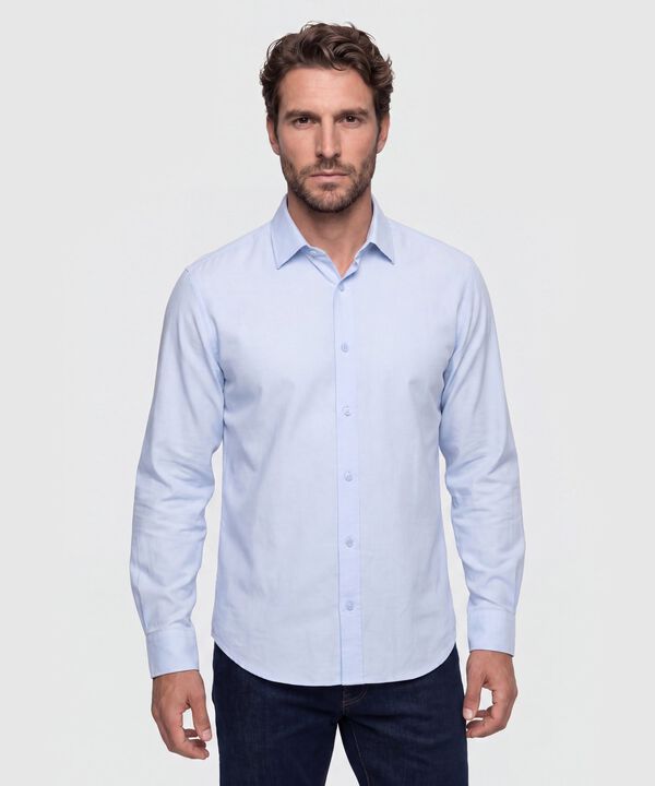 Camisa Manga Larga Unicolor 