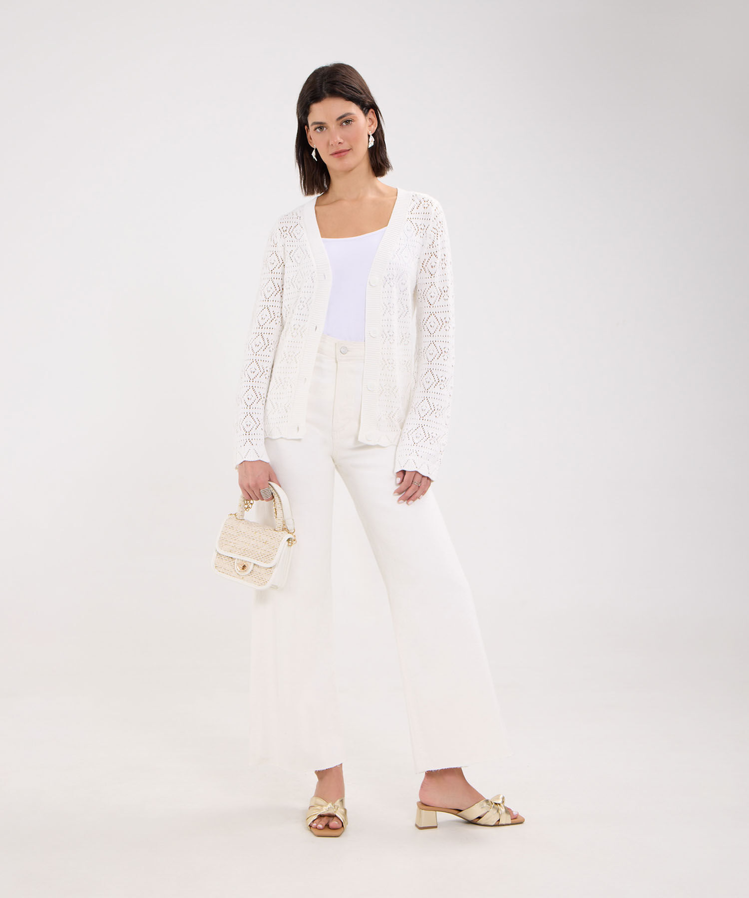 Saco Saco Abierto Con Botones Expuestos