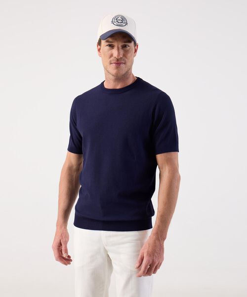 Camiseta de Punto Fino para Hombre Manga Corta image number null
