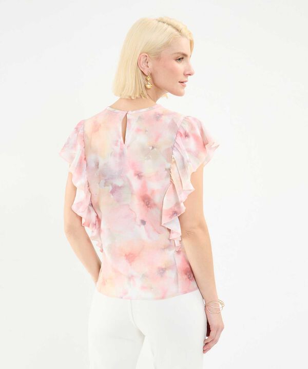 Blusa Estampada con Boleros