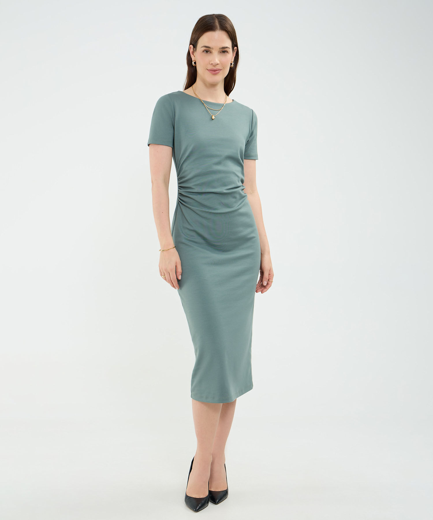 Vestido Efecto Drapeado