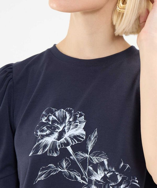 Camiseta Estampado Floral