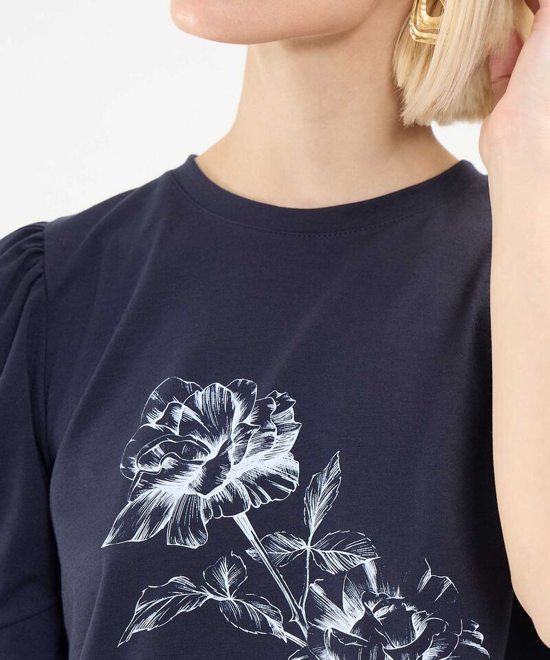 Camiseta Estampado Floral