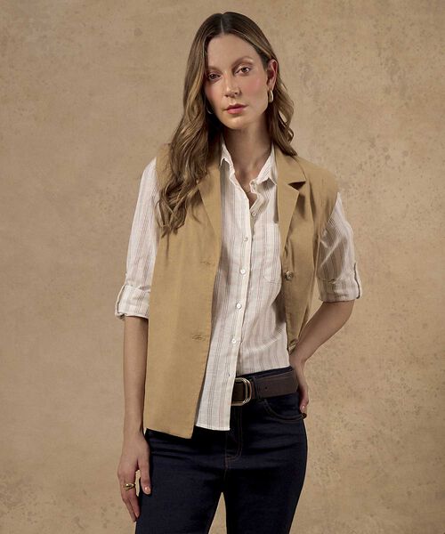 Camisa Manga Larga A Rayas image number null