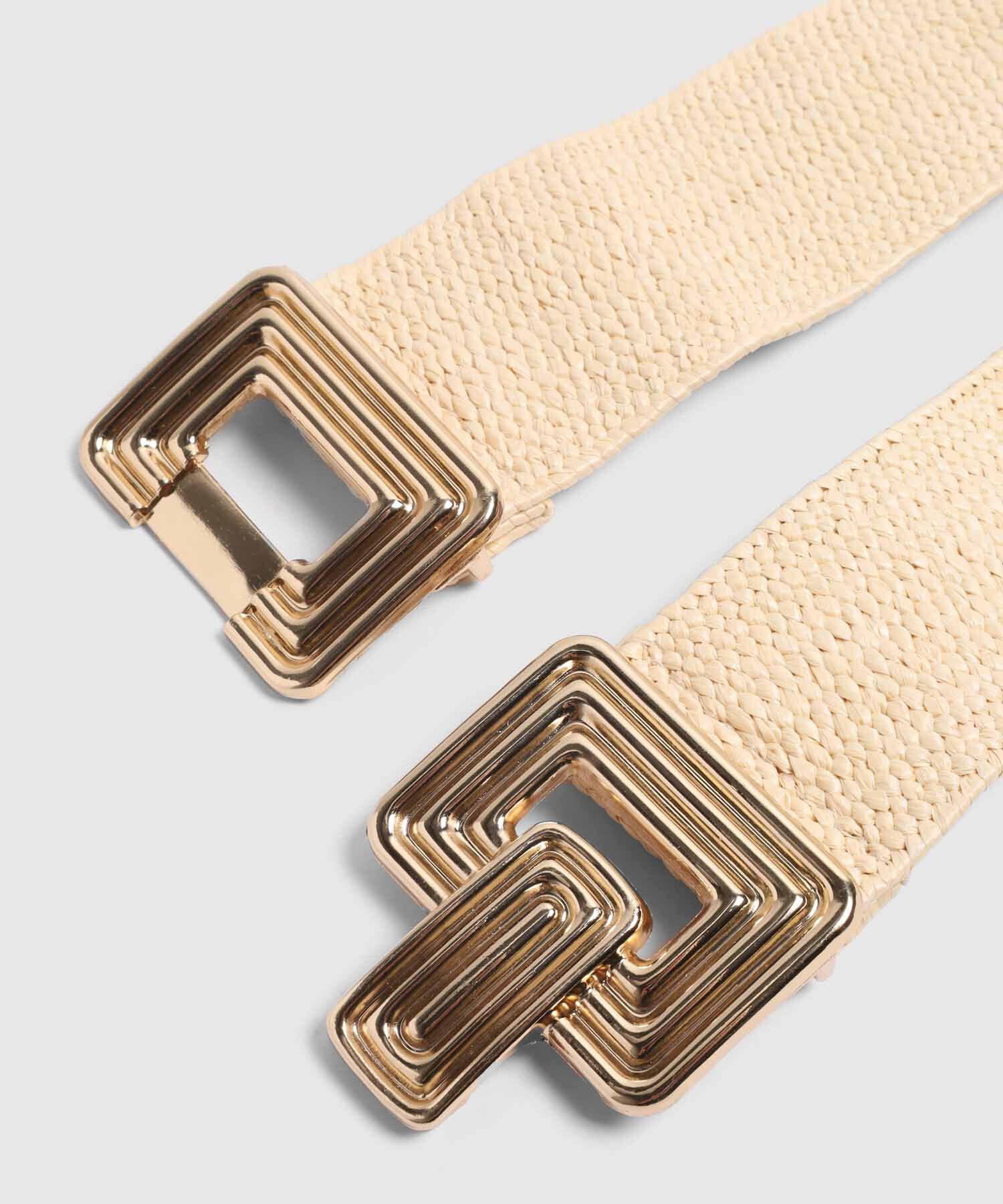 Cintur&oacute;n Ancho Para Mujer Con Hebilla Met&aacute;lica