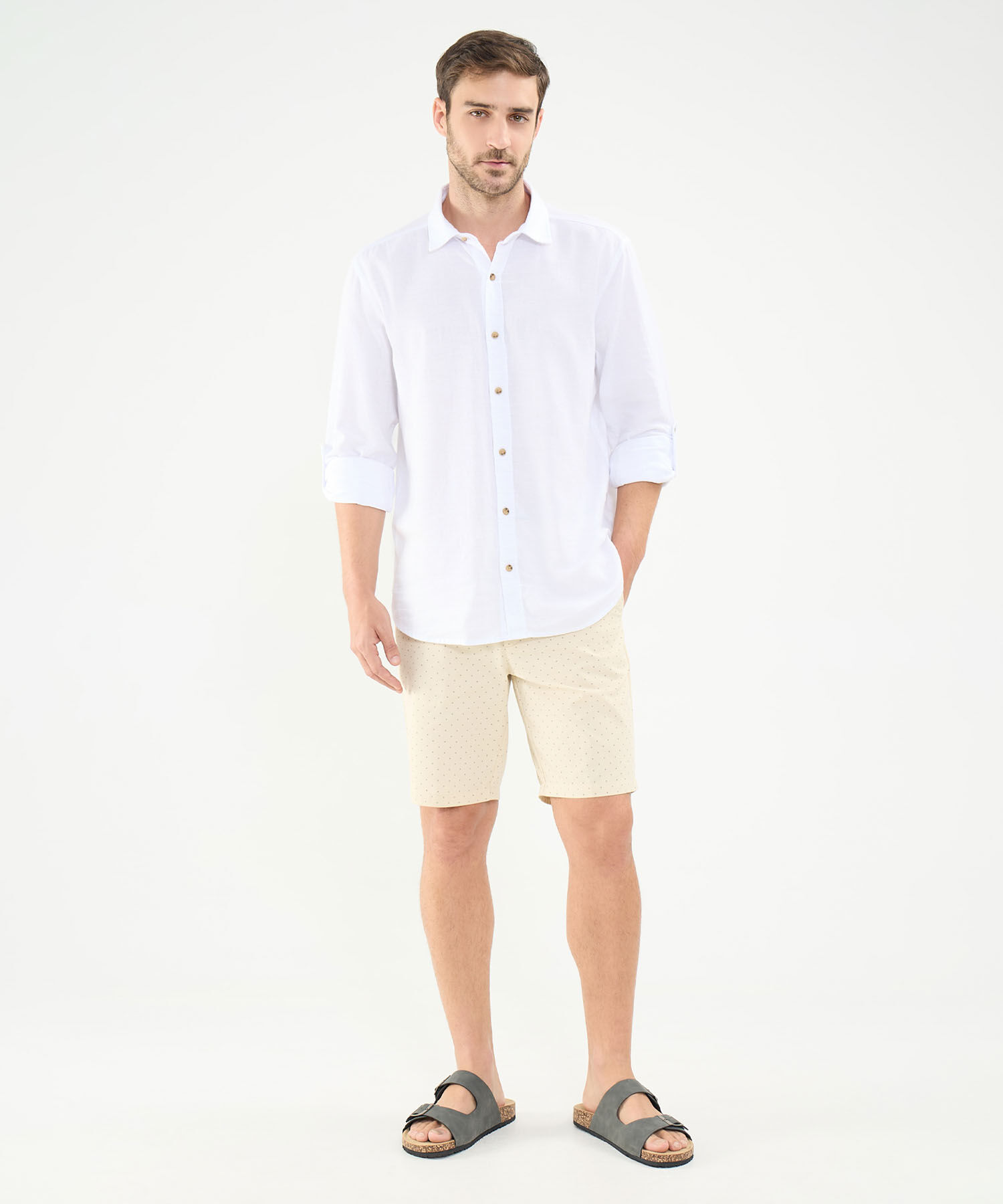 Bermuda Estampado de Puntos