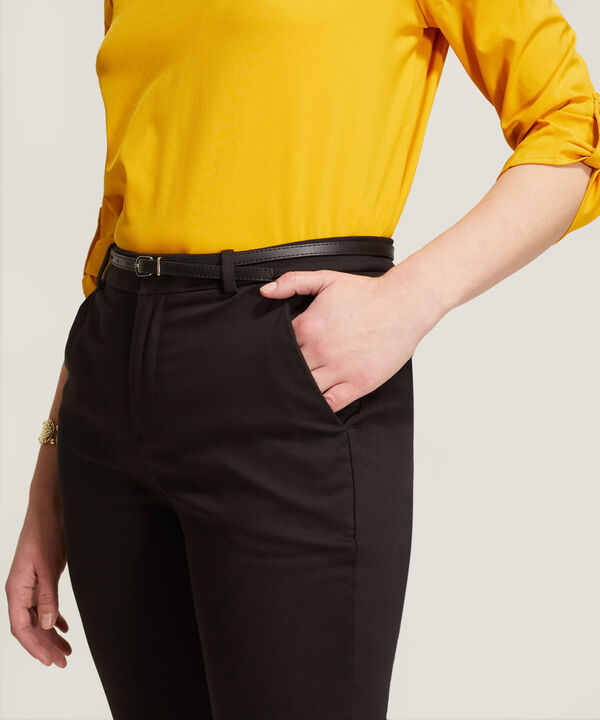 Pantalon B&aacute;sico Bolsillos Diagonal