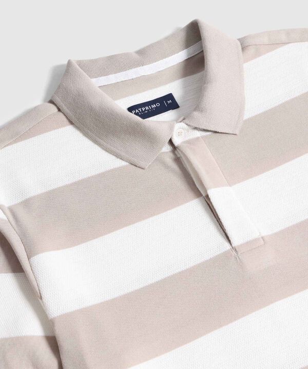 Polo Slim Fit A Rayas Para Hombre