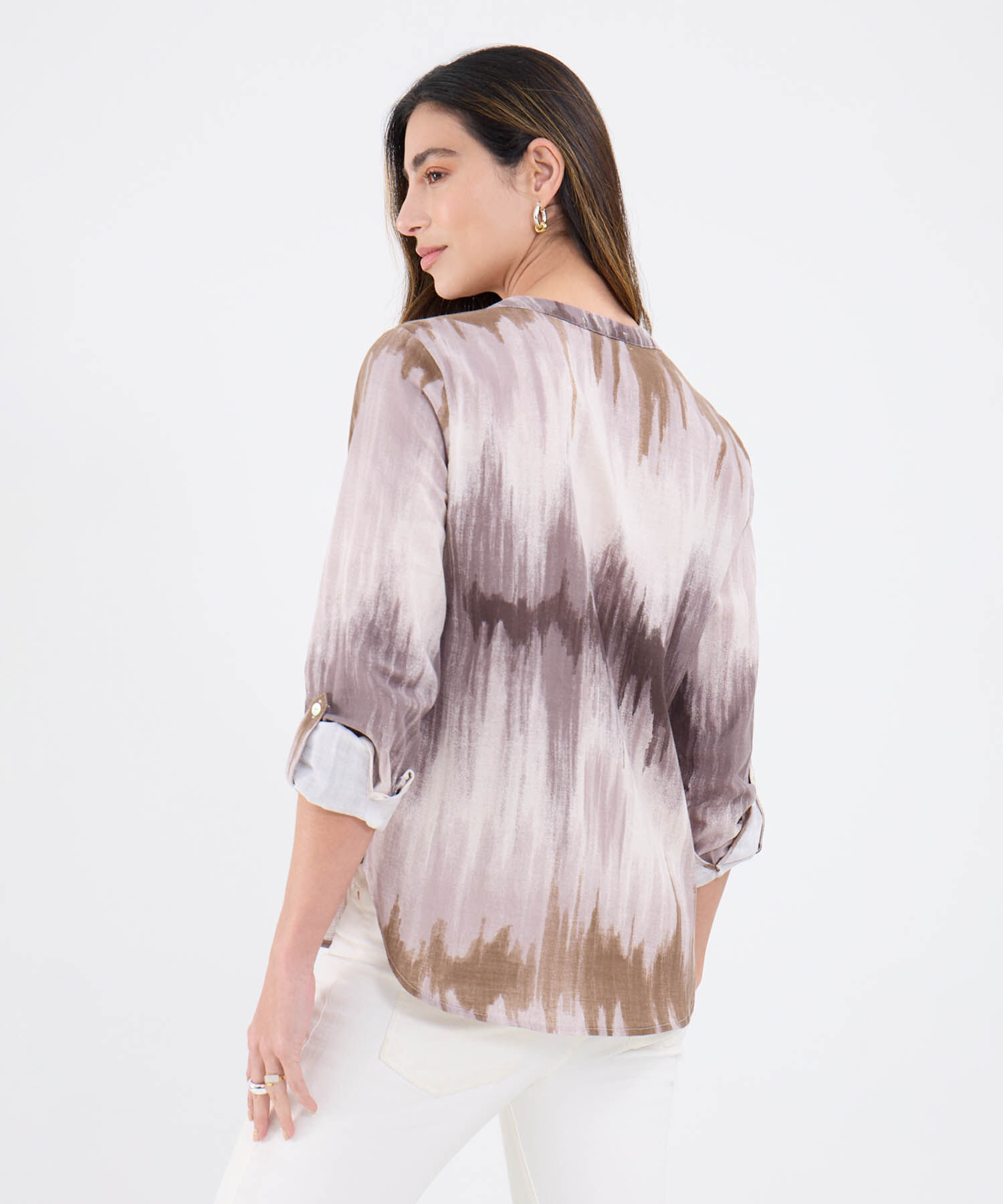 Blusa Estampada Manga Larga