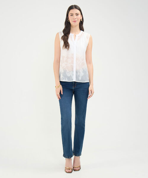 Blusa Cuello Mao image number null