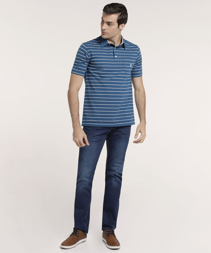 Polo Cuello Duro Bicolor