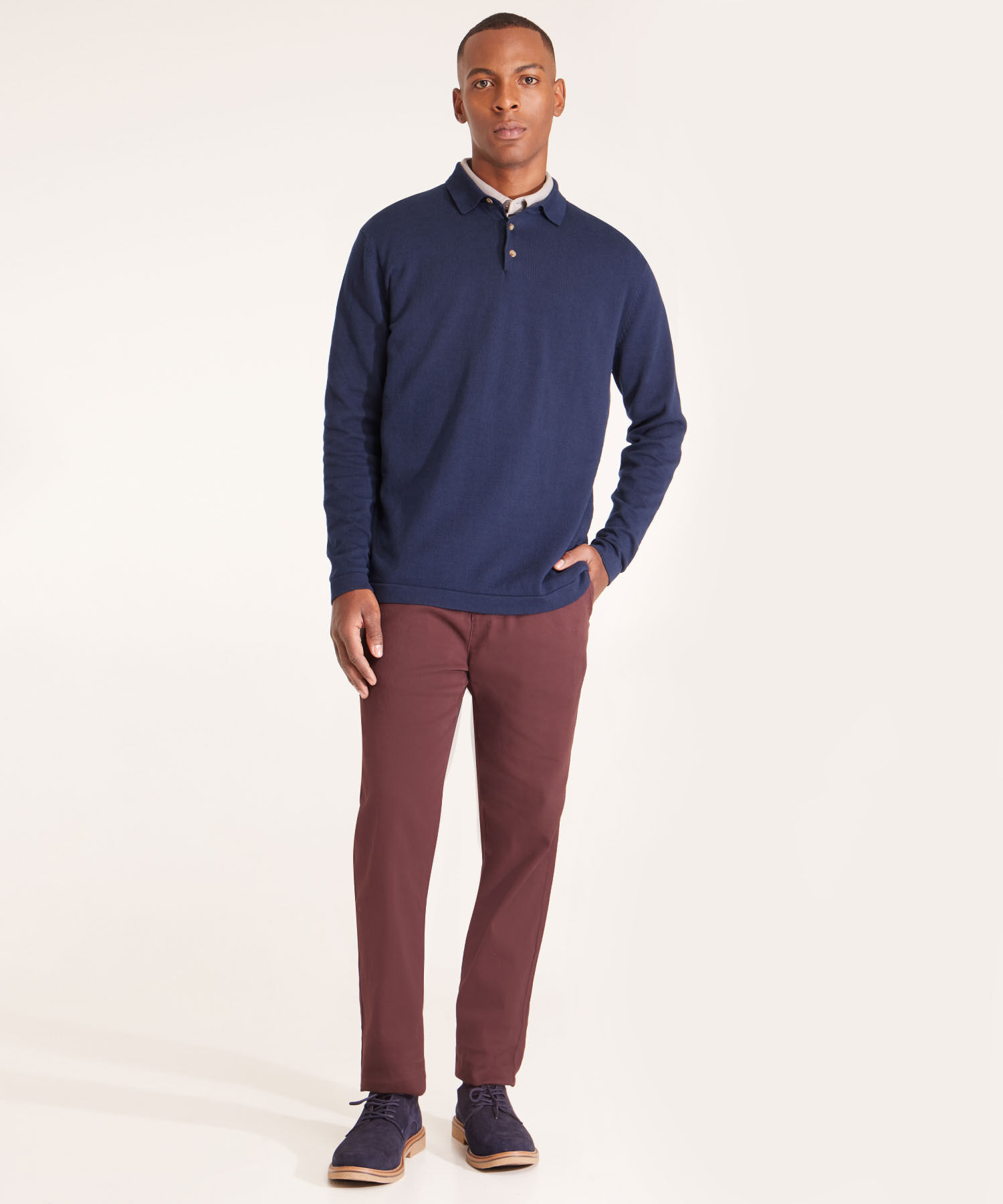 Pantalón Chino Slim Fit Unicolor