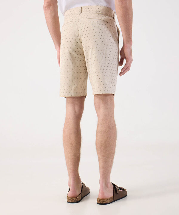 Bermuda Estampada Cl&aacute;sica de Verano Para Hombre