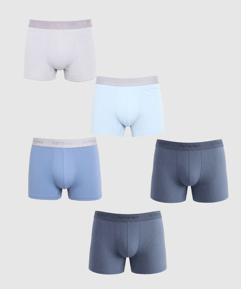 Set x5 B&oacute;xers Trunk Esenciales Para Hombre
