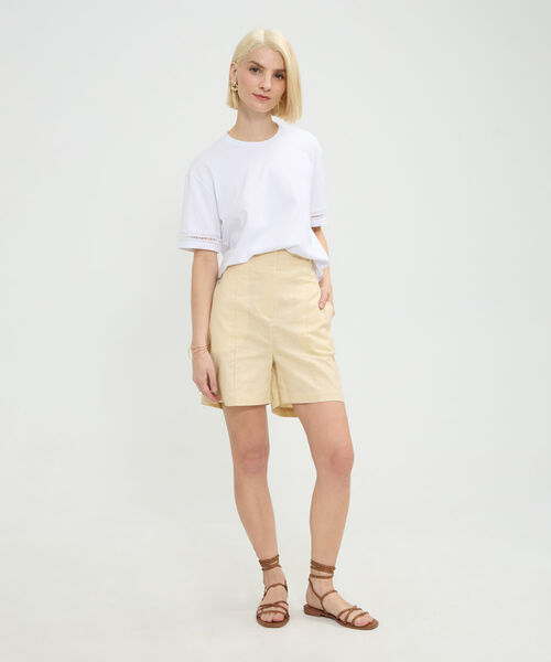 Bermuda En Lino Unicolor image number null