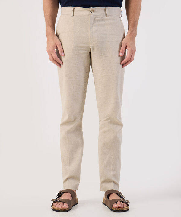 Pantal&oacute;n Tejido Casual Para Hombre image number null