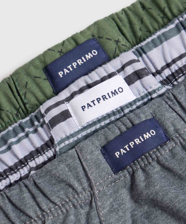 Pack X 3 Pantaloncillos Cl&aacute;sicos En Algod&oacute;n 