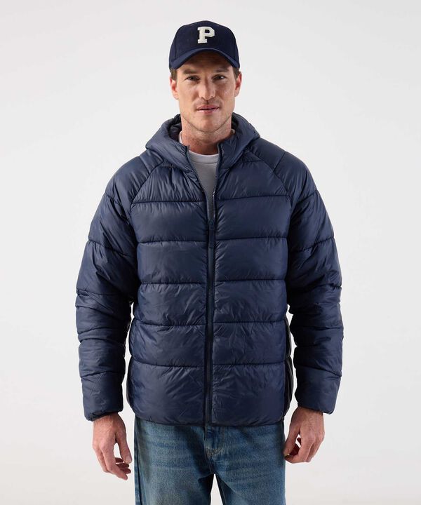 Chaqueta Acolchada Puffer para Hombre con Capota image number null