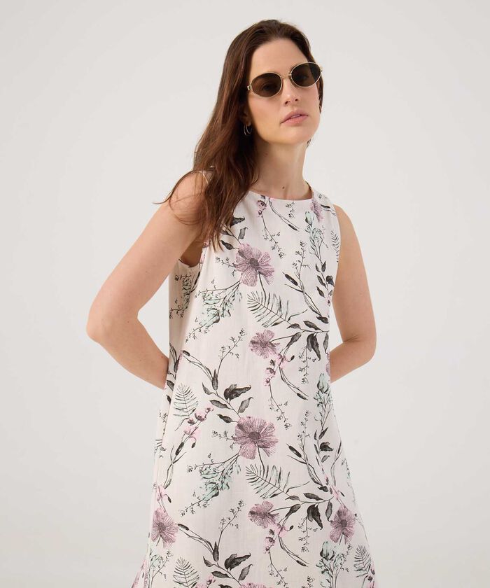 Vestido Corto Estampado