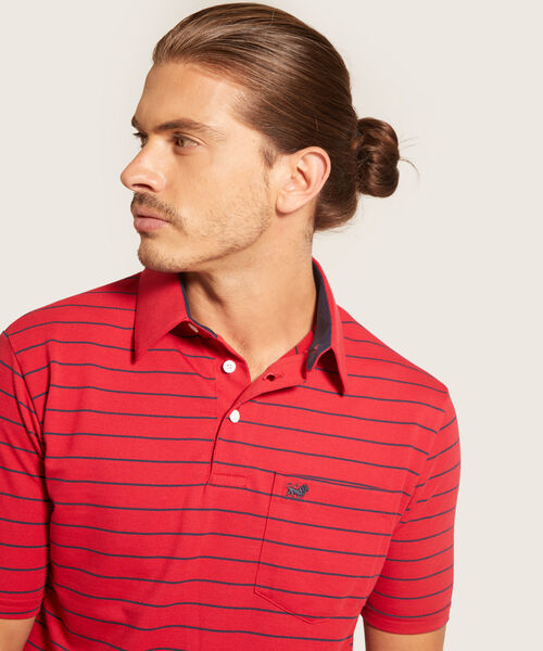 Polo Cuello Duro  Preteñido Bicolor image number null