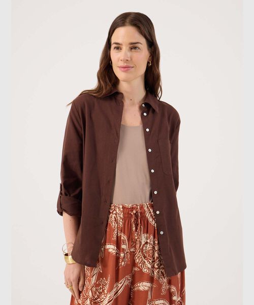 Camisa Manga Larga Con Bolsillo image number null