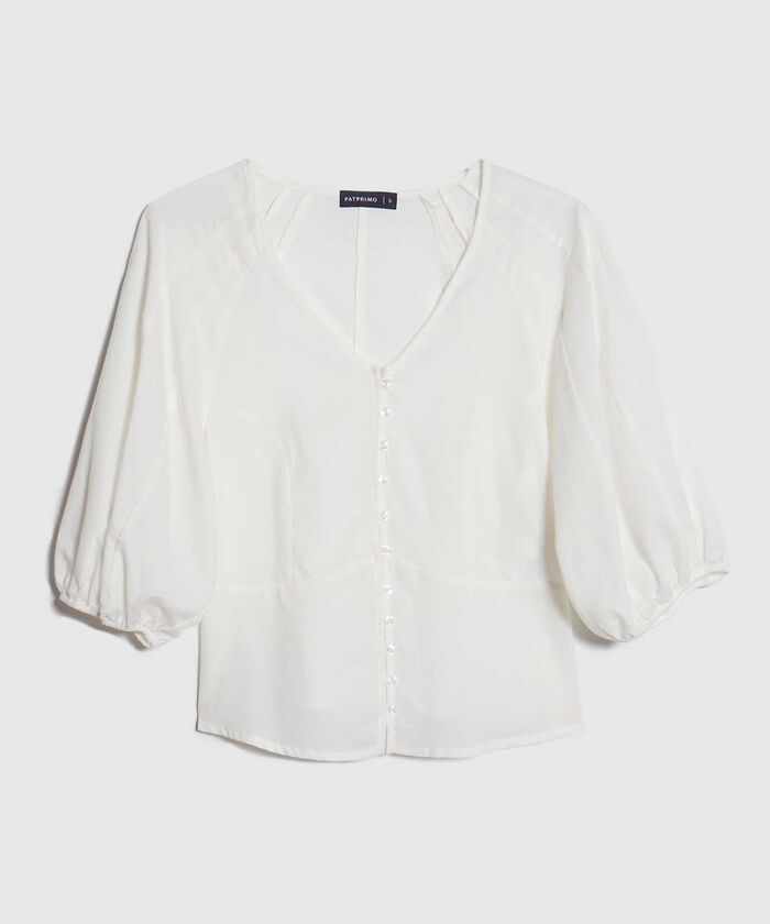 Blusa Escote en V