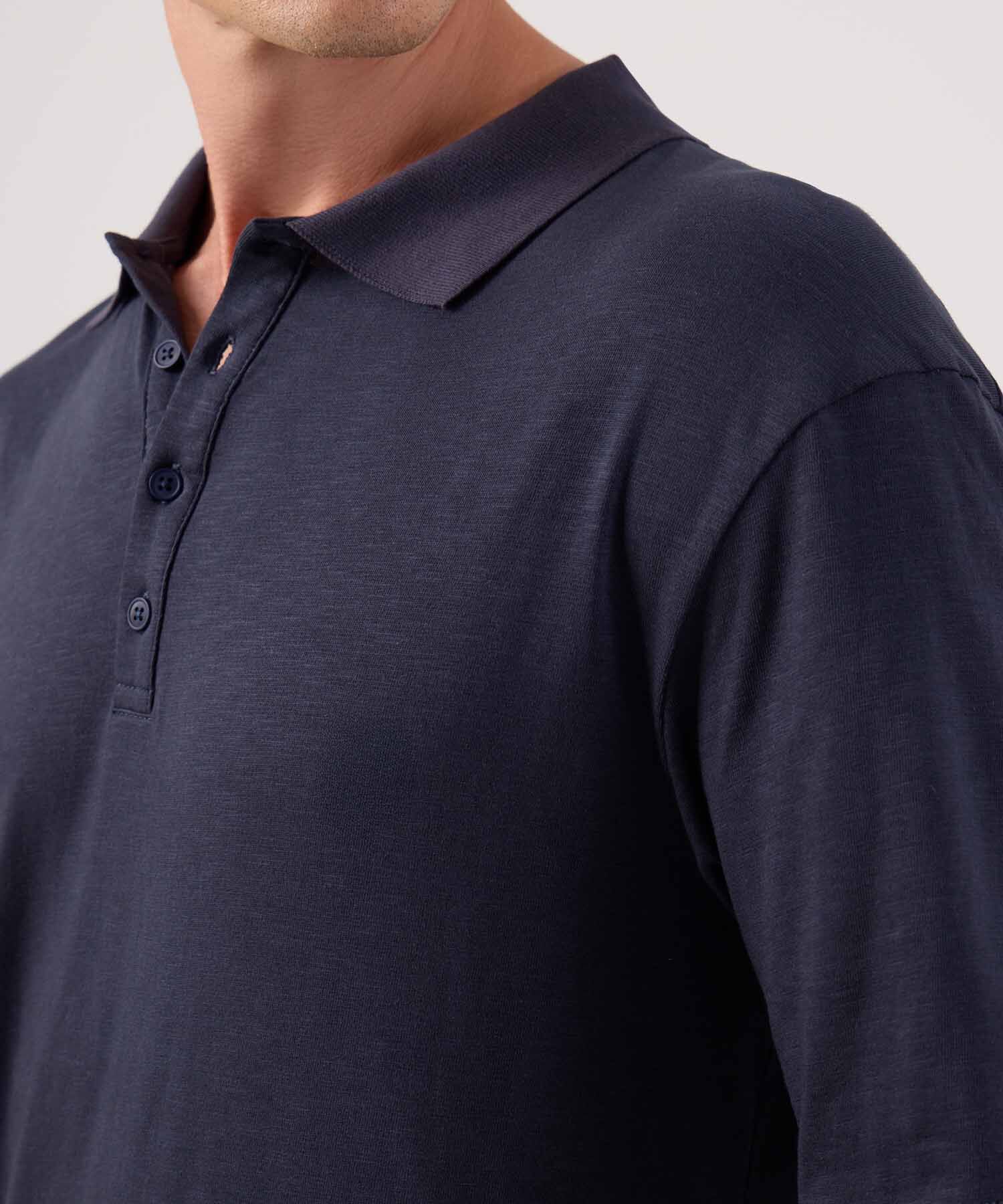 Polo Manga Corta Tres Botones Hombre