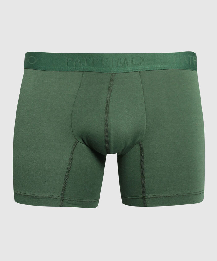 Pantaloncillo Pack X5 Boxer Medio En Algodon Unicolor