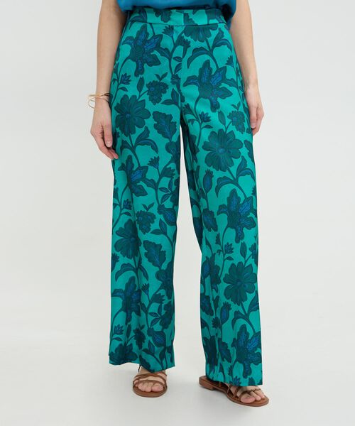 Pantalon Amplio Estampado image number null