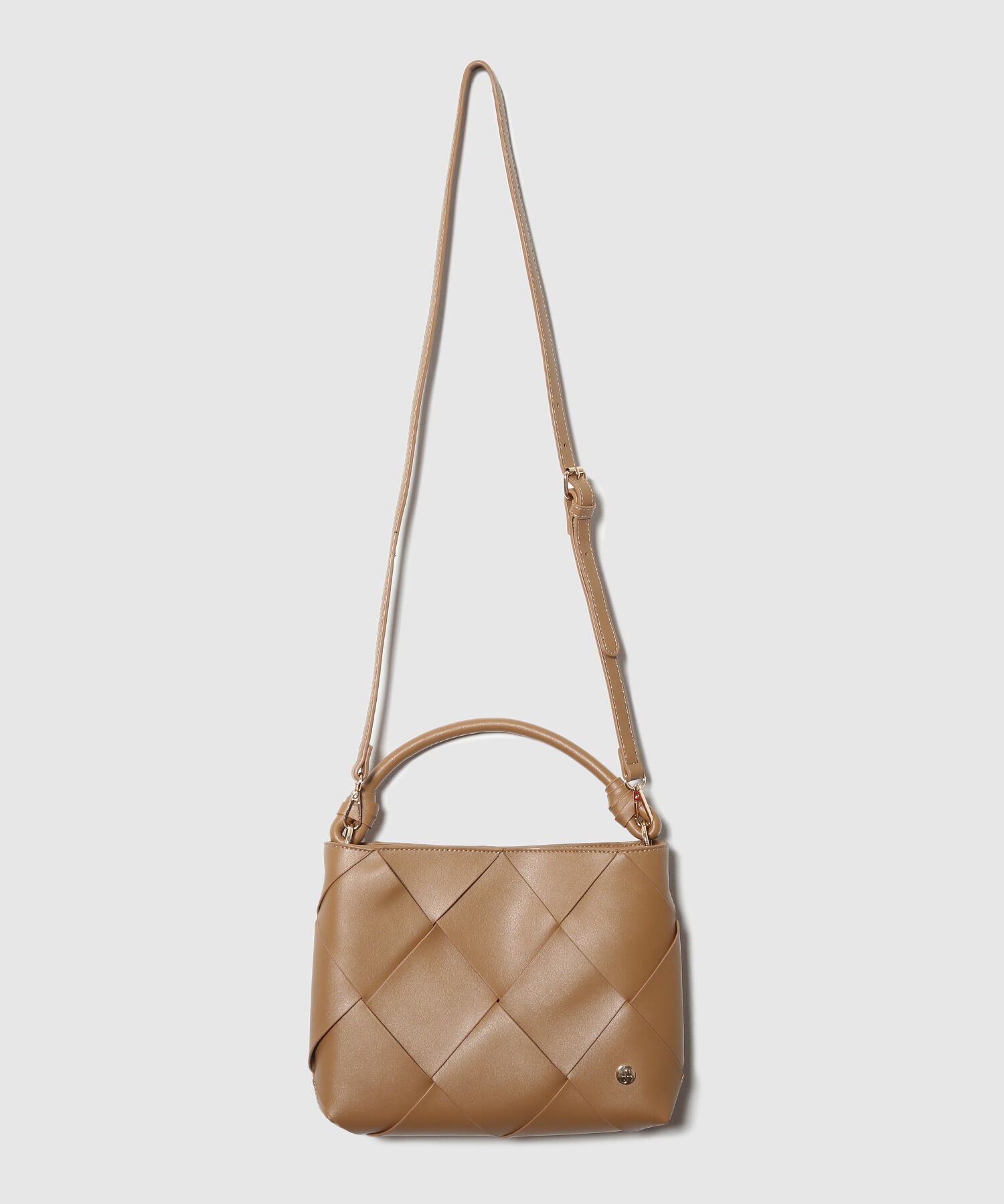 Bolso de Mano en Efecto Cuero