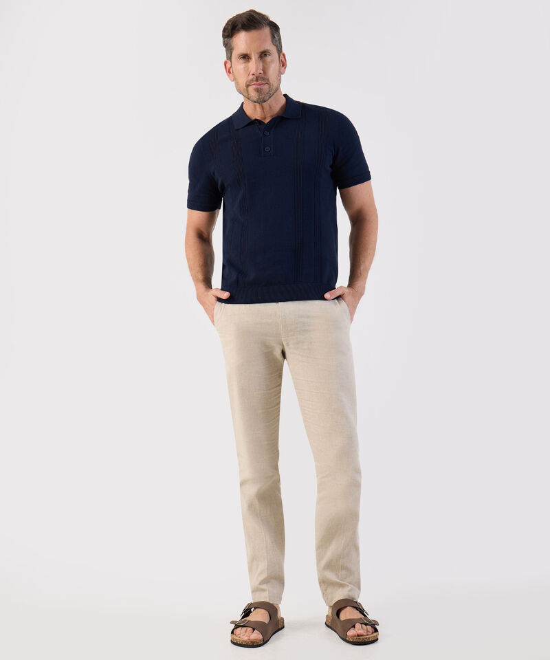 Polo Tejido De Punto Cl&aacute;sica Para Hombre