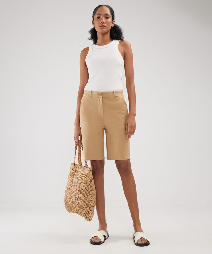 Bermuda Larga Unicolor