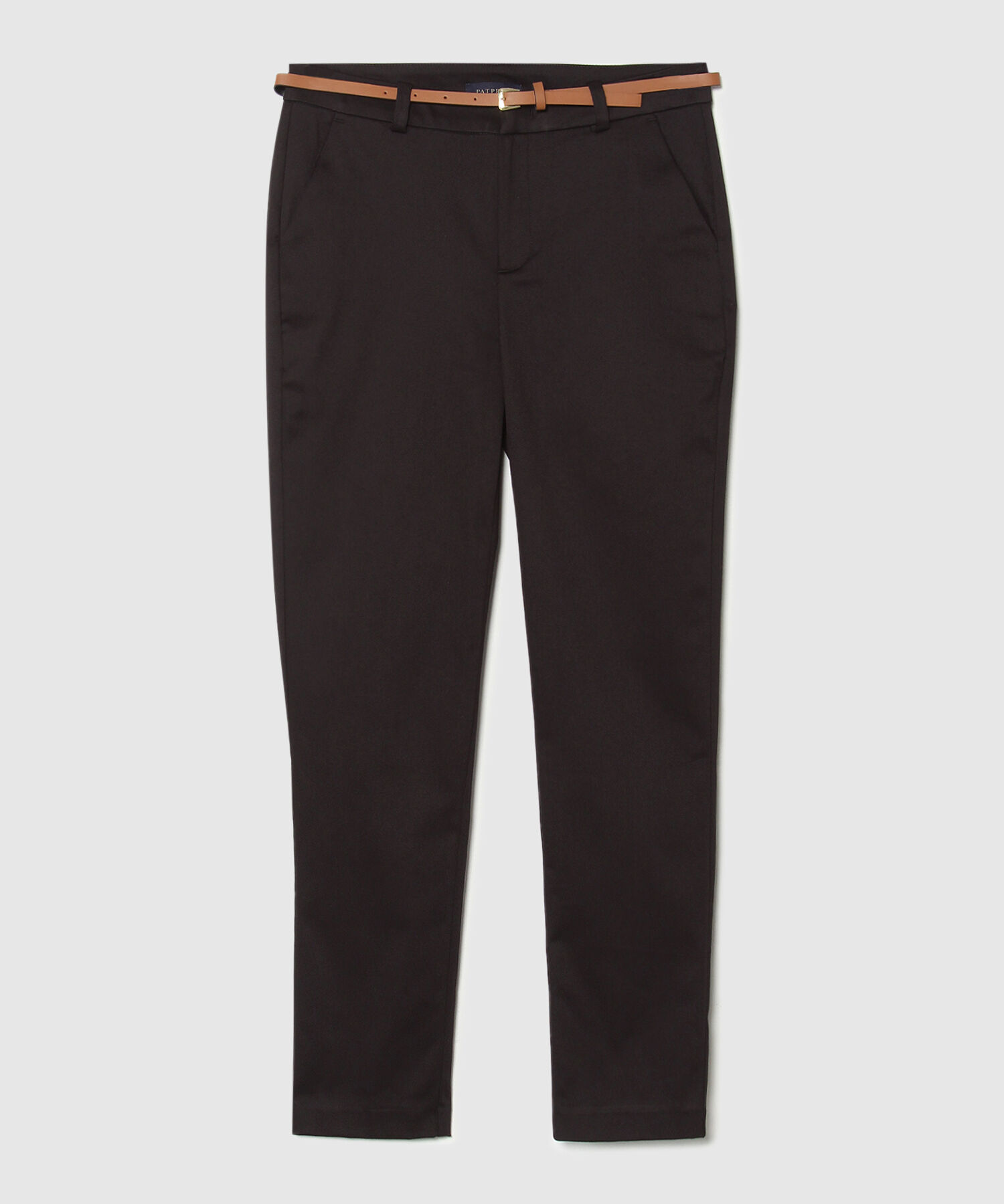Pantalon Basico Bolsillos Diagonal