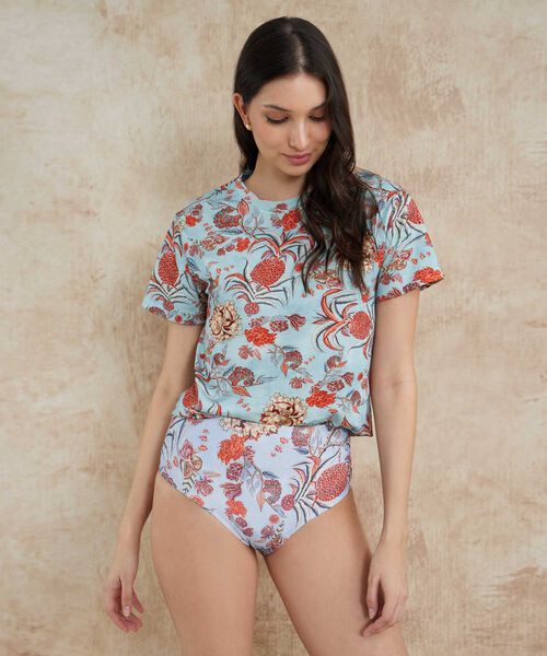 Camiseta Manga Corta Estampada Campaña Beatriz Camacho image number null