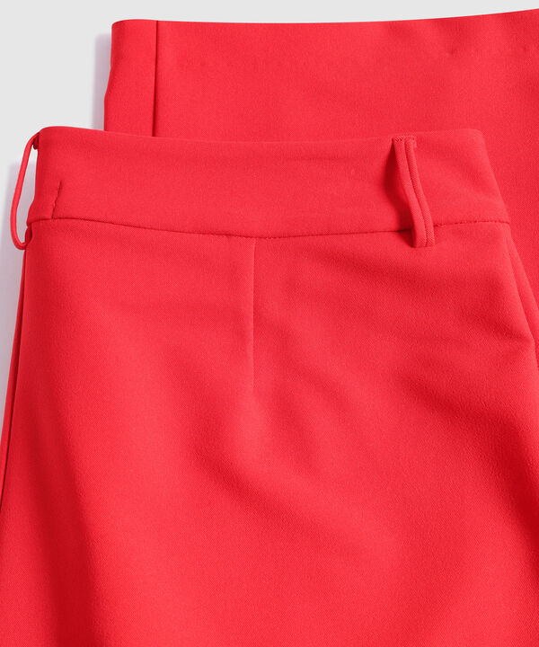 Pantal&oacute;n Recto Mujer Costura Frontal El&aacute;stico