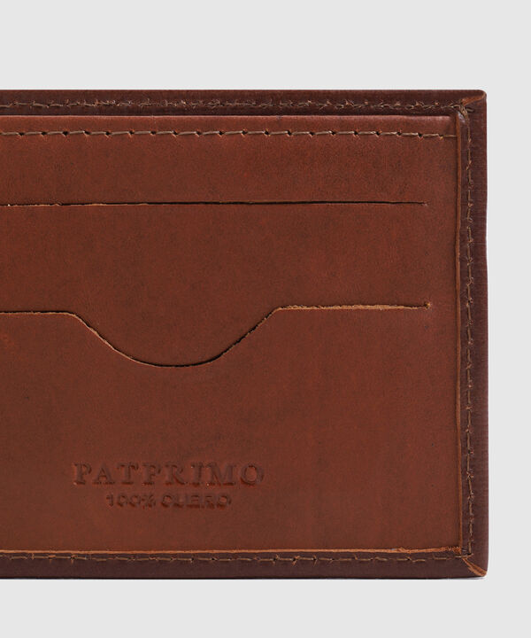 Billetera Texturizada Plegable Para Hombre