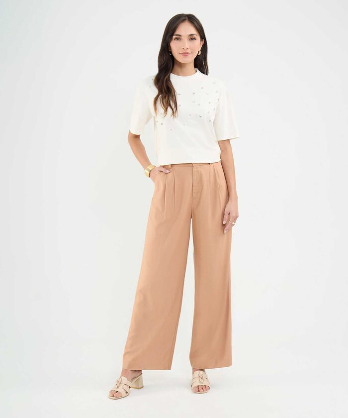 Camiseta con Pedrería 